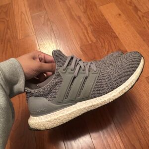 Gray Adidas Ultra Boost Sneakers
